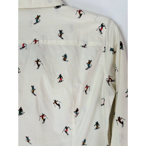 Eddie Bauer Women's Ski Novelty Print Shirt Size Medium New w/tag K58 - Picture 11 of 14